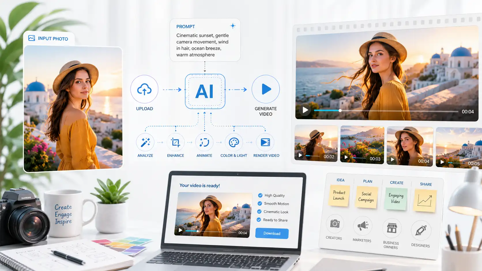 How to Turn Photos into AI Videos: A Practical Photo to Video AI Workflow