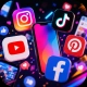 Portrait photo for social media motion posts