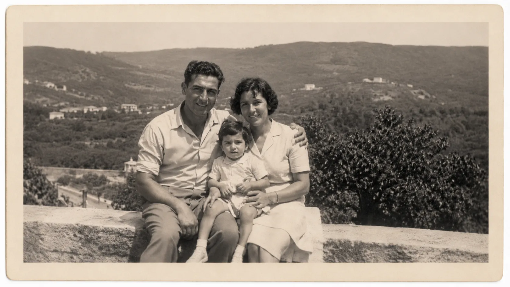 restored old photo after AI restoration