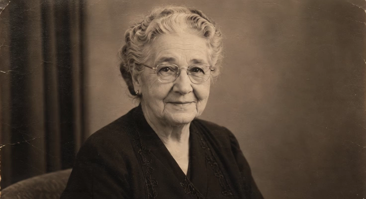 old grandparent portrait before AI animation
