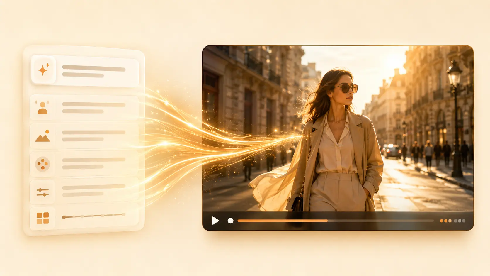 Prompt-first text to video AI workflow